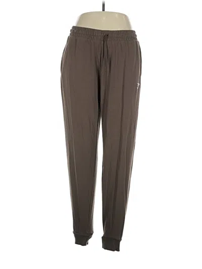 Pre-owned Gymshark Casual Pants In Brown
