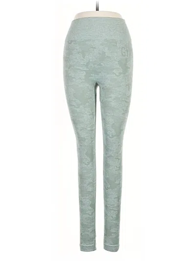 Pre-owned Gymshark Casual Pants In Green