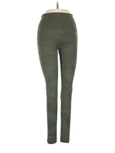 Pre-owned Gymshark Casual Pants In Green