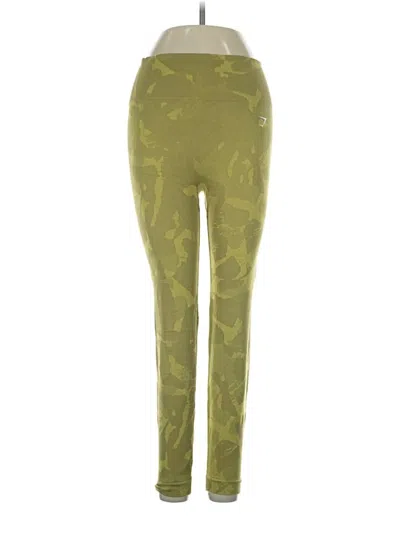 Pre-owned Gymshark Casual Pants In Green