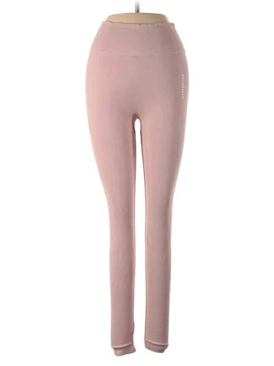 Pre-owned Gymshark Casual Pants In Pink