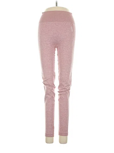 Pre-owned Gymshark Casual Pants In Pink