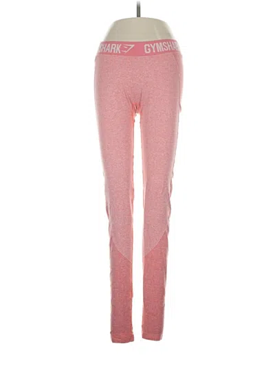 Pre-owned Gymshark Casual Pants In Pink
