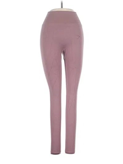 Pre-owned Gymshark Casual Pants In Purple