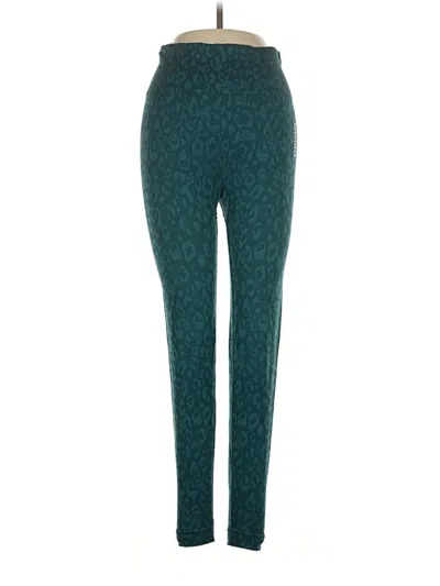 Pre-owned Gymshark Casual Pants In Teal