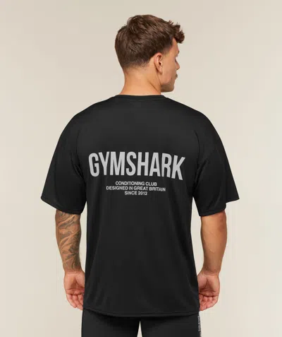Gymshark Conditioning Club Oversized T-shirt In Black