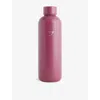 Gymshark Gs Reset Pink Branded Stainless Steel Bottle 500ml In Purple