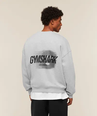 Gymshark Hybrid Sweatshirt In Gray