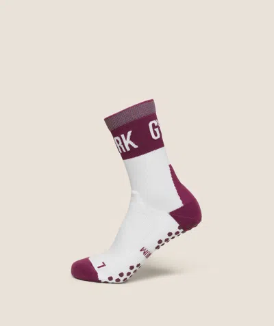 Gymshark Hybrid Training Grip Socks Single In White