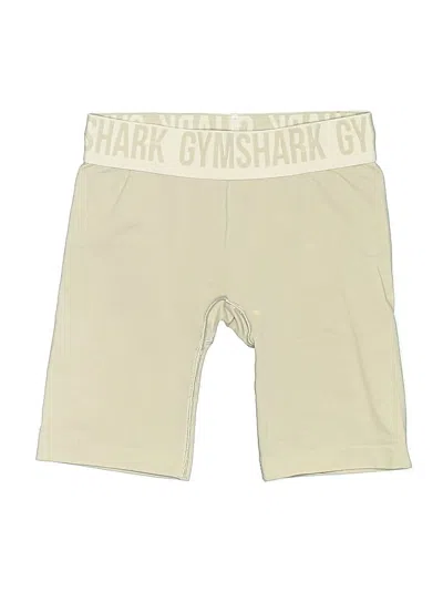 Pre-owned Gymshark Khaki Shorts In White
