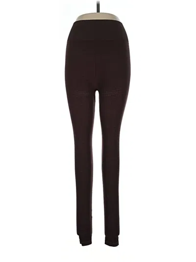Pre-owned Gymshark Leggings In Burgundy