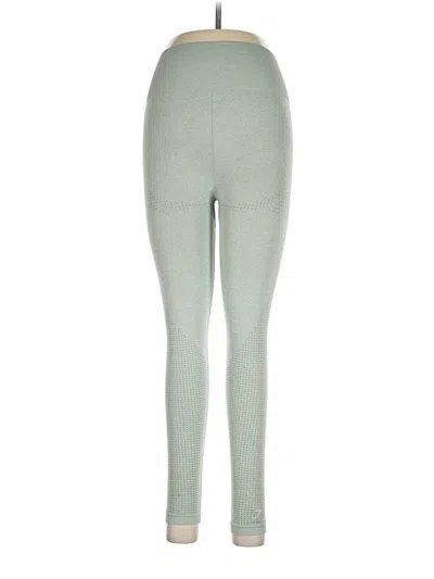 Pre-owned Gymshark Leggings In Green
