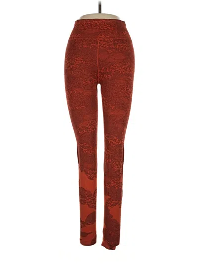 Pre-owned Gymshark Leggings In Red
