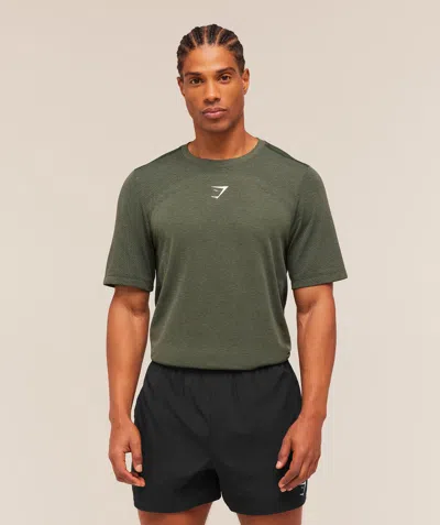Gymshark Lightweight Seamless T-shirt In Green