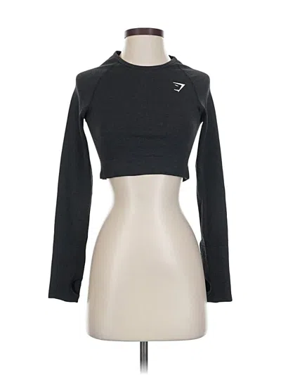 Pre-owned Gymshark Long Sleeve T-shirt In Gray