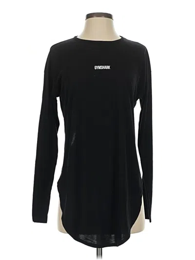 Pre-owned Gymshark Long Sleeve T-shirt In Black