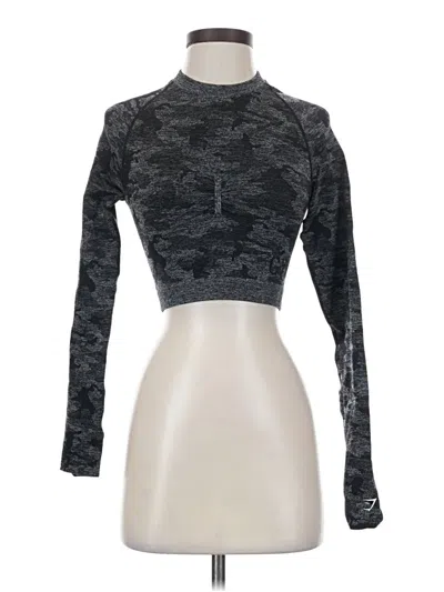 Pre-owned Gymshark Long Sleeve T-shirt In Gray