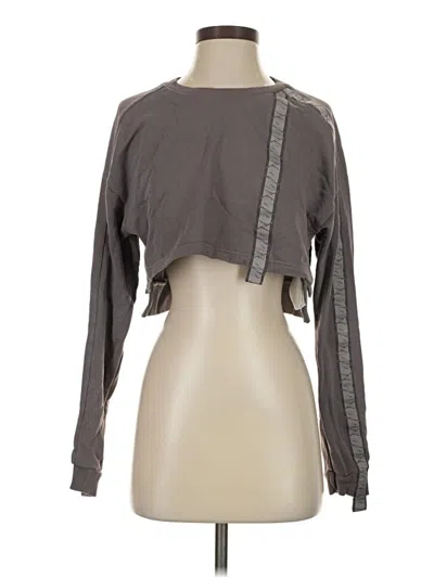 Pre-owned Gymshark Long Sleeve T-shirt In Gray