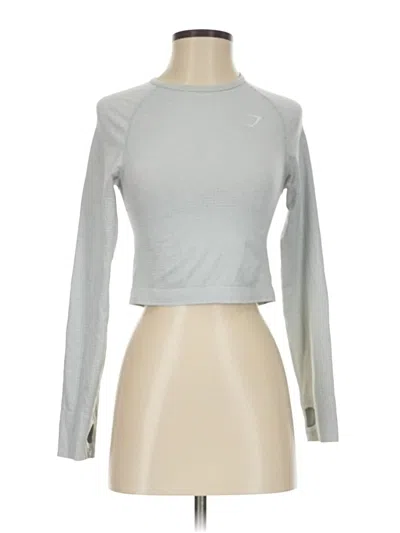 Pre-owned Gymshark Long Sleeve T-shirt In Gray