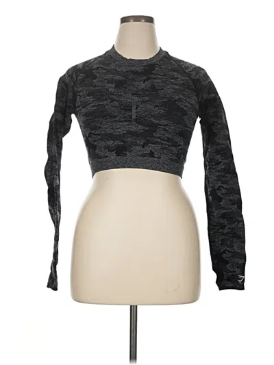 Pre-owned Gymshark Long Sleeve T-shirt In Gray