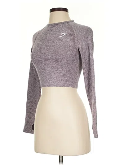 Pre-owned Gymshark Long Sleeve T-shirt In Gray
