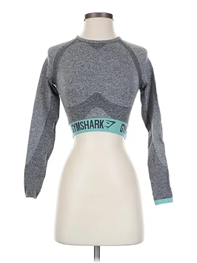 Pre-owned Gymshark Long Sleeve T-shirt In Gray
