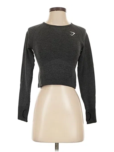 Pre-owned Gymshark Long Sleeve T-shirt In Gray