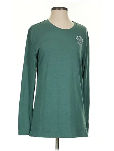 Pre-owned Gymshark Long Sleeve T-shirt In Teal