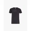 Gymshark Apex Seamless Brand Print Woven Slim Fit T-shirt In Gs Black/gs Dark Grey