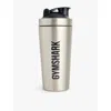 Gymshark Mens Steel Grey Brand-print Stainless-steel Shaker Bottle In Steel Grey
