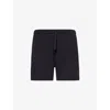 Gymshark Mens Black Power 5' Relaxed-fit Cotton-jersey Shorts Xl In Black
