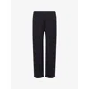 Gymshark Mens Black Rest Day Essential Straight-leg Cotton-jersey Jogger In Black