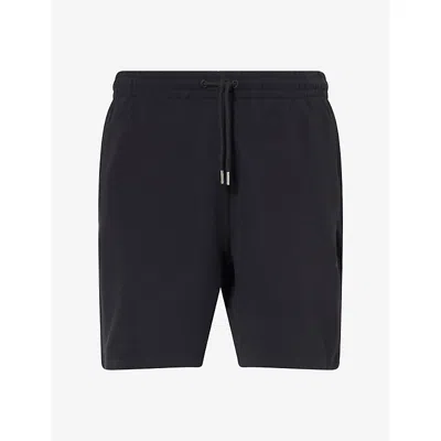 Gymshark Mens Evolve Lightweight Oversized Cotton-blend Track Shorts Gs Black