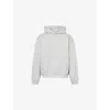 Gymshark Mens Grey Rest Day Essentials Boxy Cotton-jersey Hoody Xs In Gray