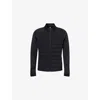 Gymshark Mens Gs Black Hybrid Quilted Nylon Jacket Xl In Black