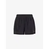 Gymshark Mens  Logo-print Woven Running Shorts In Black