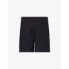 Gymshark Mens Gs Black Rest Day Essential Relaxed-fit Cotton-jersey Shorts Xl In Black