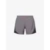 Gymshark Mens Arrival Block Drawstring Woven Shorts Gs Dark Grey In Blue