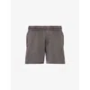 Gymshark Mens Gs Onyx Grey Heritage 5' Relaxed-fit Cotton-jersey Shorts Xl In Gray