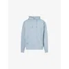 Gymshark Mens Gs Rest Blue Crest Oversized Cotton-blend Hoody In Blue