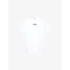 Gymshark Mens Gs White Gsrc Oversized-fit Cotton T-shirt In White