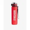 Gymshark Mens Athletic Burgundy Branded Sports Plastic Bottle In Red