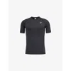 GYMSHARK MENS BLACK ELEMENT BASELAYER COMPRESSION-FIT STRETCH-WOVEN T-SHIRT XL