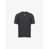 Gymshark Mens  Lightweight Seamless Short-sleeves Woven T-shirt In Black