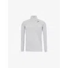 Gymshark Mens Light Grey Vital Seamless 1/4 Zip Stretch-woven Top Xs In Light Grey