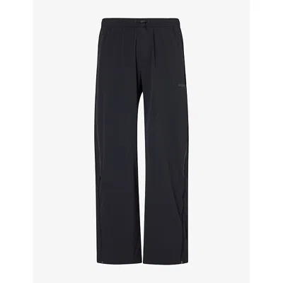 Gymshark Mens Hybrid Zip Slim-fit Trousers Gs Black