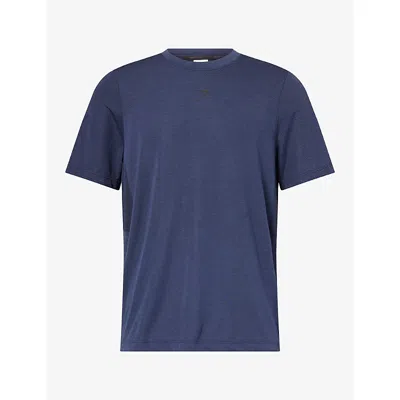 Gymshark Mens Lightweight Seamless Woven T-shirt Gs Heavy Blue/ Marl Xl