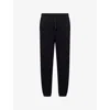 Gymshark Mens Gs Black Varsity Oversized Cotton-blend Jogging Bottoms Xs In Black