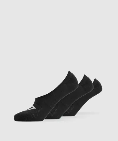 Gymshark No Show Socks 3pk In Black
