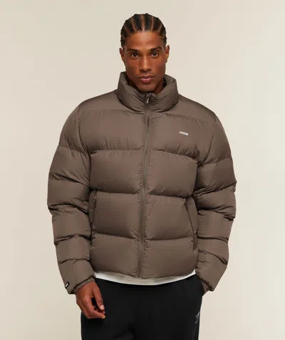 Gymshark Puffer Jacket In Brown